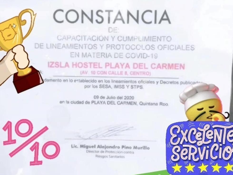 Izsla Hostel Playa Del Carmen Playa del Carmen Bagian luar foto