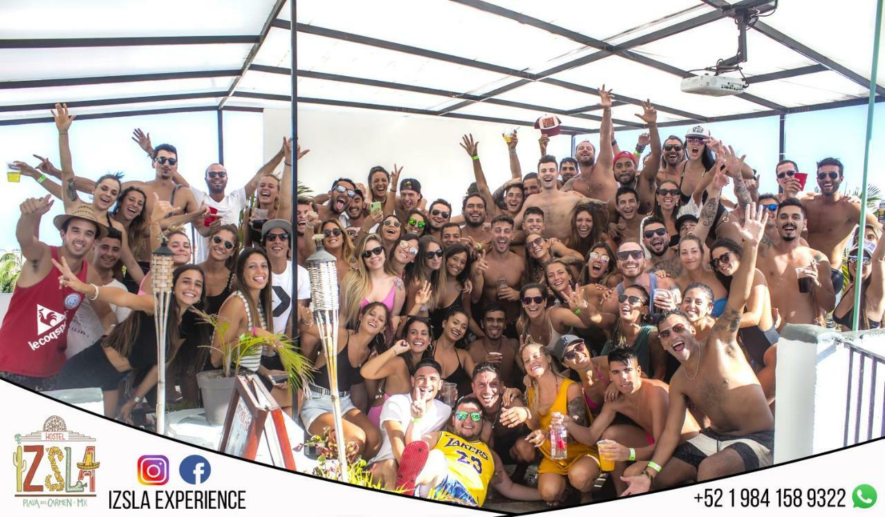 Izsla Hostel Playa Del Carmen Playa del Carmen Bagian luar foto