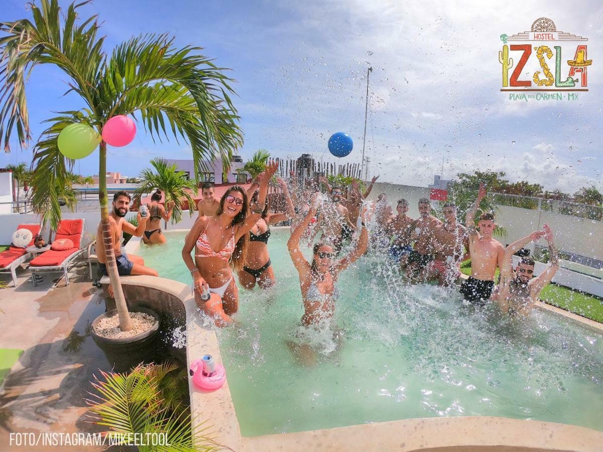 Izsla Hostel Playa Del Carmen Playa del Carmen Bagian luar foto